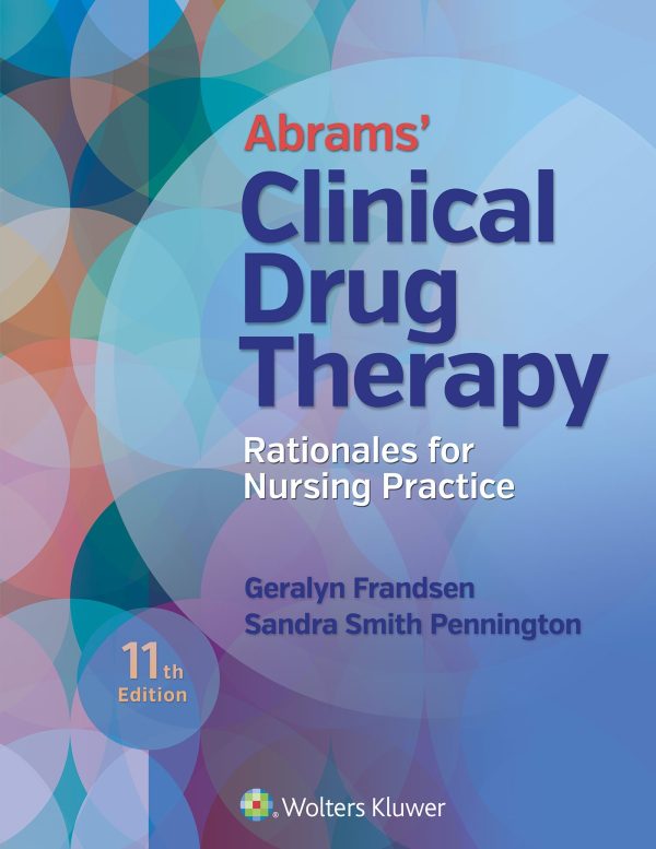 abrams clinical drug therapy rationales for nursing practice 11th edition epub 6386f96e50c3f | Medical Books & CME Courses