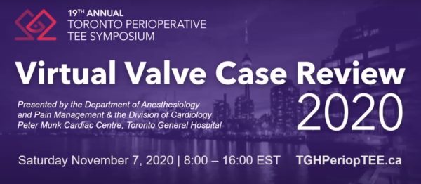 19th annual toronto perioperative tee symposium virtual valve case review 2020 cme videos 63a1494d71f41 | Medical Books & CME Courses