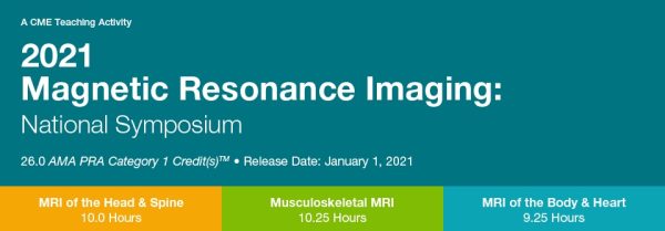 2021 magnetic resonance imaging mri of the head spine cme videos 638d0e2628045 | Medical Books & CME Courses