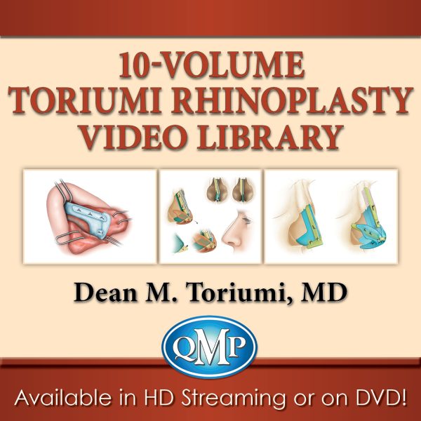 qmp 10 volume toriumi rhinoplasty video library cme videos 63a01dbe99614 | Medical Books & CME Courses