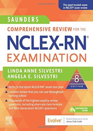 Saunders Comprehensive Review for the NCLEX-RN Examination, 8ed (True PDF Publisher Quality – Color Version)