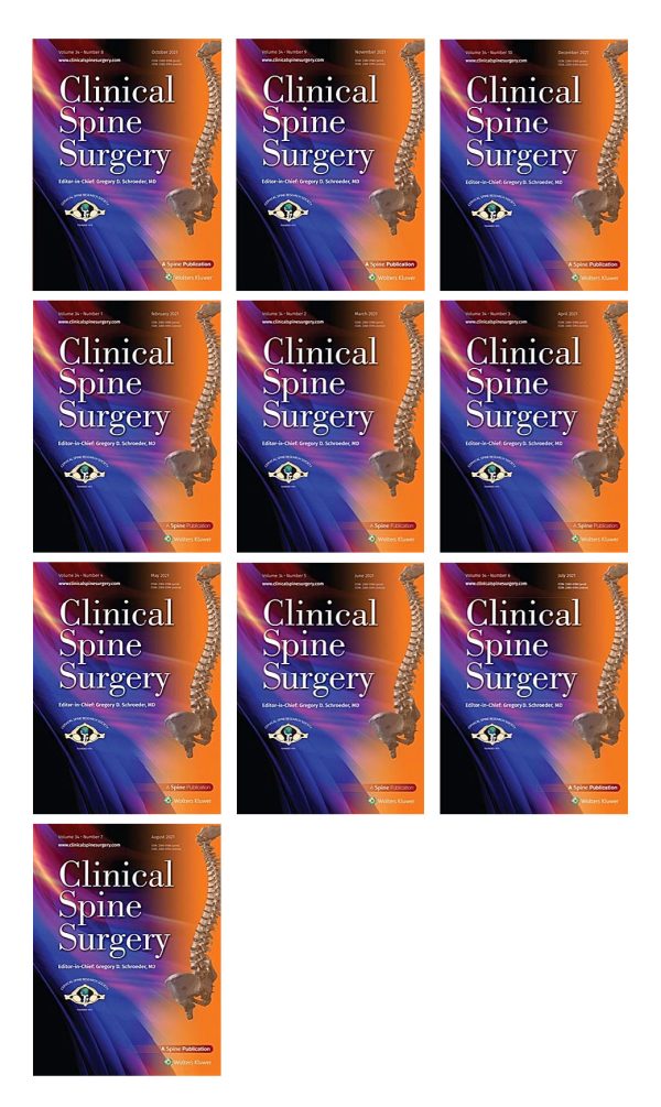 clinical spine surgery 2021 full archives true pdf 63ed2fabc791f | Medical Books & CME Courses