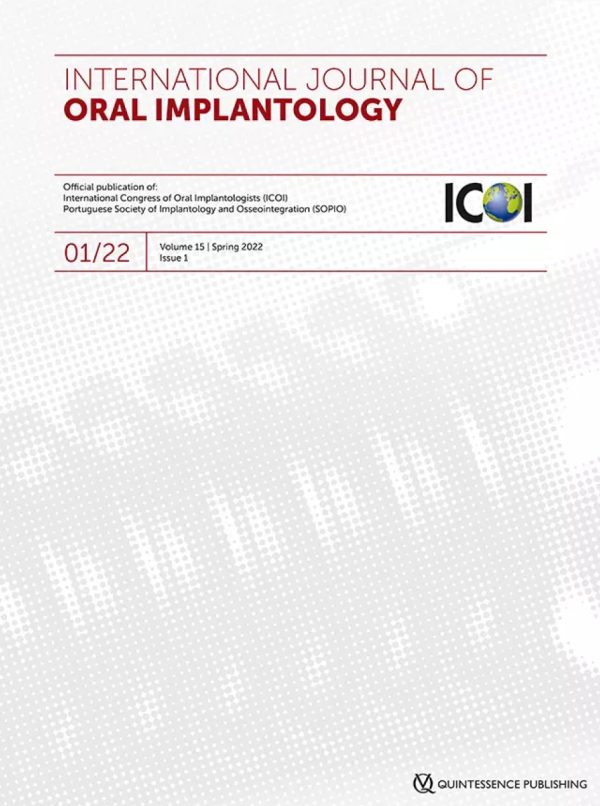 international journal of oral implantology 01 2022 true pdf 63ea0fdea17f4 | Medical Books & CME Courses