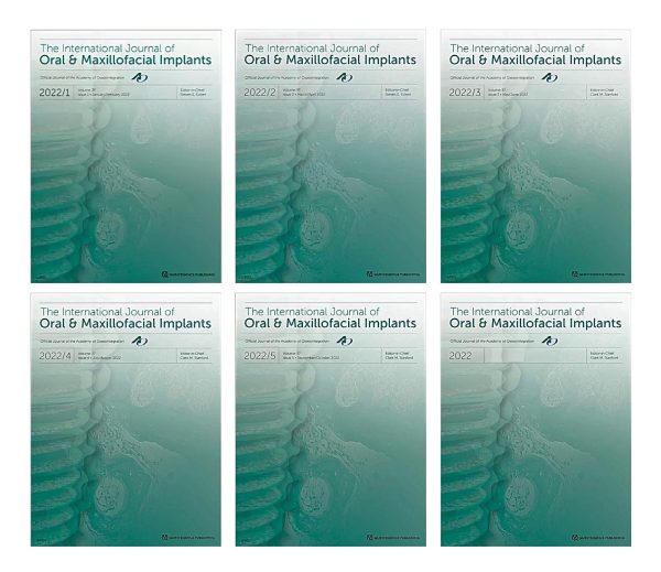 the international journal of oral maxillofacial implants 2022 full archives true pdf 63edf8d7245aa | Medical Books & CME Courses