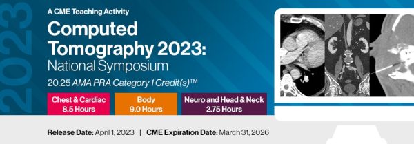 computed tomography 2023 national symposium cme videos 64301581a93e9 | Medical Books & CME Courses