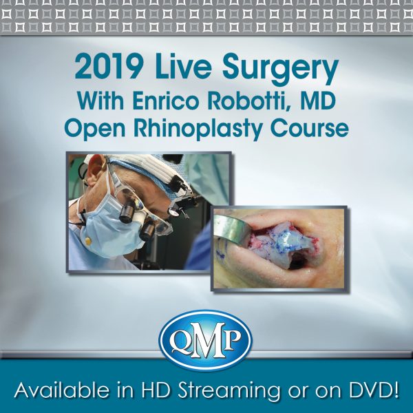 qmp 2019 live surgery with enrico robotti open rhinoplasty course cme videos 6434069769600 | Medical Books & CME Courses