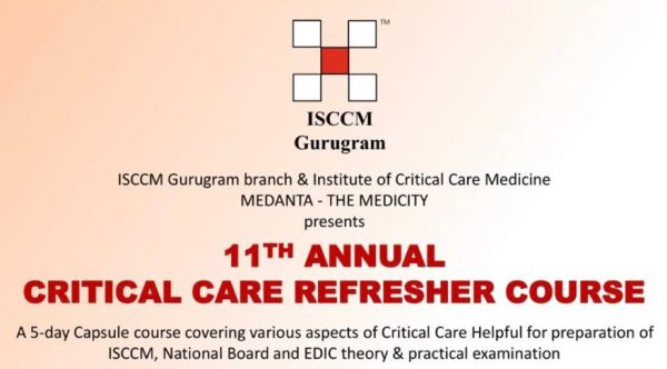 11th annual critical care refresher course 2023 isccm videos 64c7adbeb5019 | Medical Books & CME Courses