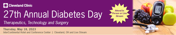 cleveland clinic 27th annual diabetes therapeutics technology and surgery 2023 cme videos 64b2966faa705 | Medical Books & CME Courses