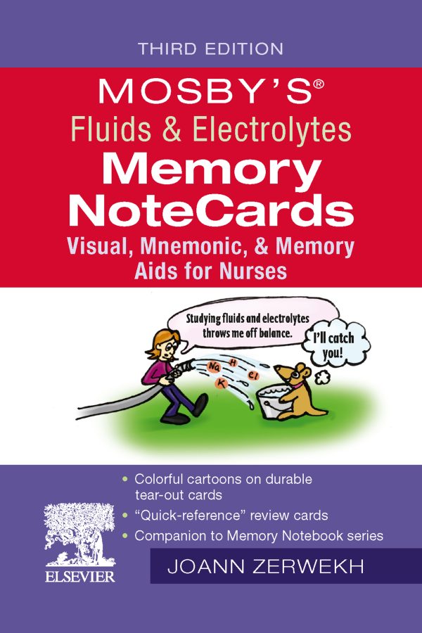 mosbys fluids electrolytes memory notecards 3rd editionoriginal pdf from publisher 64ec980f4fd97 | Medical Books & CME Courses