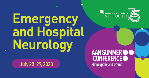 aan summer conference 2023 emergency and hospital neurology videos 650250117b504 | Medical Books & CME Courses