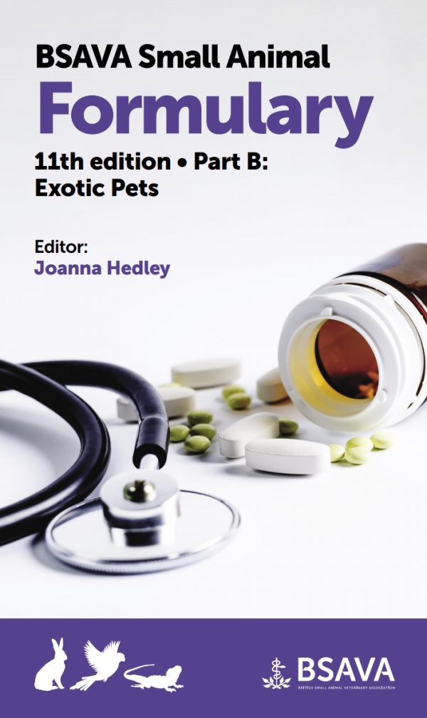 bsava small animal formulary part b exotic pets 11th edition original pdf from publisher 650af0477b5fb | Medical Books & CME Courses